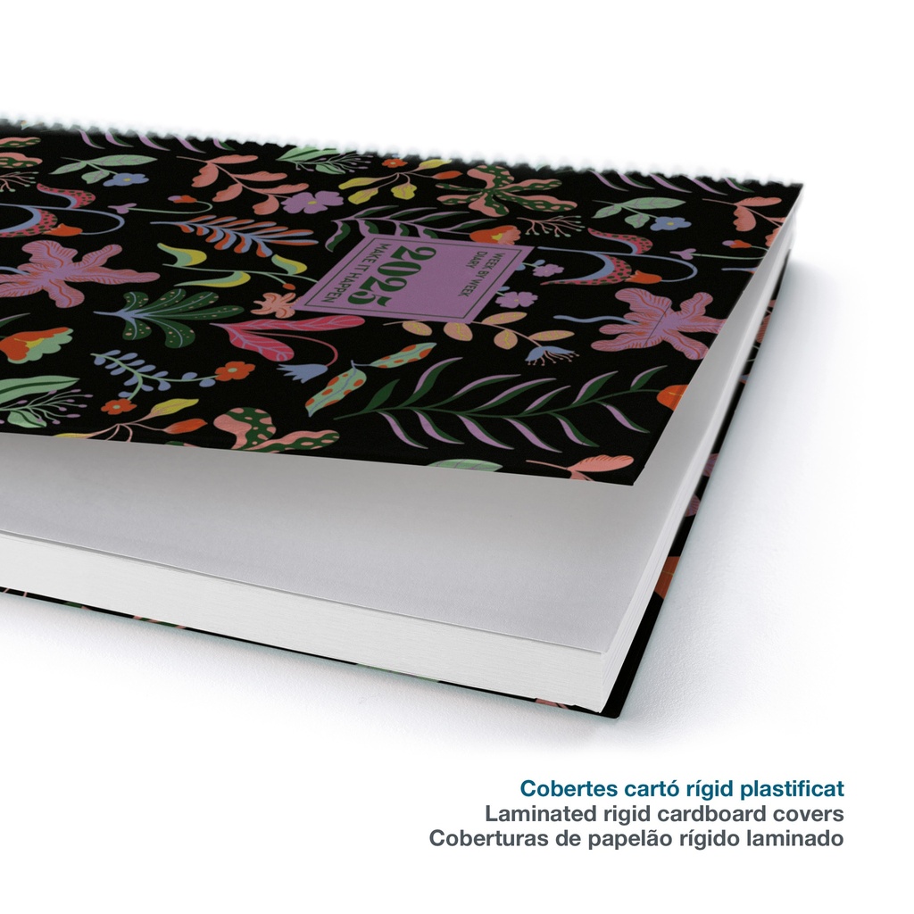 AGENDA MR38828 ESPIRAL ACTIVA S/V-CAT FANTASY GARDEN25