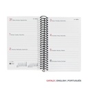 AGENDA MR39438 ESPIRAL CADDY S/V-CAT PP CITY NEGRO 25