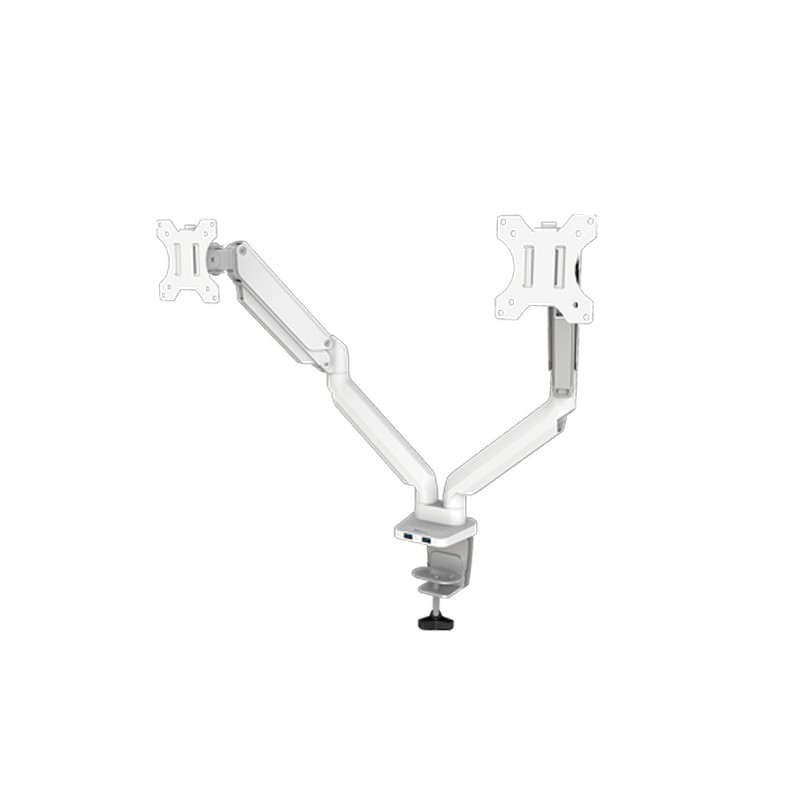 BRAZO FELLOWES 8056301 MONITOR DOBLE PLATINUM SERIE BLANCO