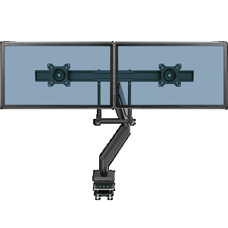 BRAZO FELLOWES 9909301  MONITOR DUAL EPPA CON TRAVESAÑO  NEGRO