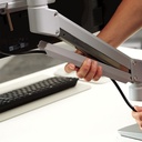 BRAZO FELLOWES 8613001 MONITOR INDIVIDUAL TALLO TM PLATA