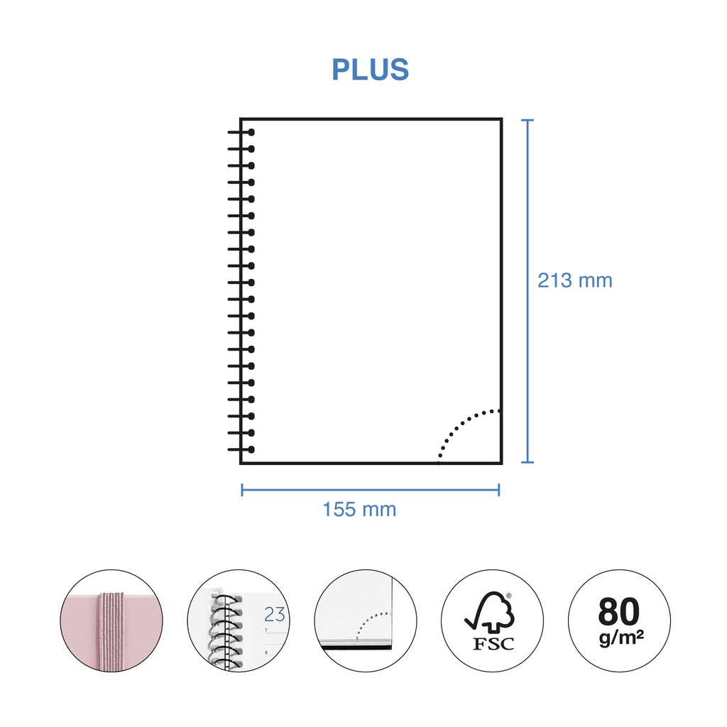 AGENDA MR34449 ESPIRALPLUS S/V-CAT CALM ARENA 25