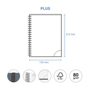 AGENDA MR34450 ESPIRALPLUS S/V-CAT CALM GRAFITO 25