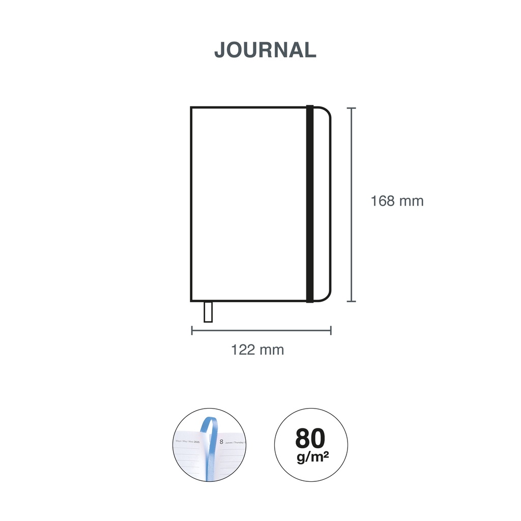 AGENDA MR33338 JOURNAL S/V-CAT DAISIES 25
