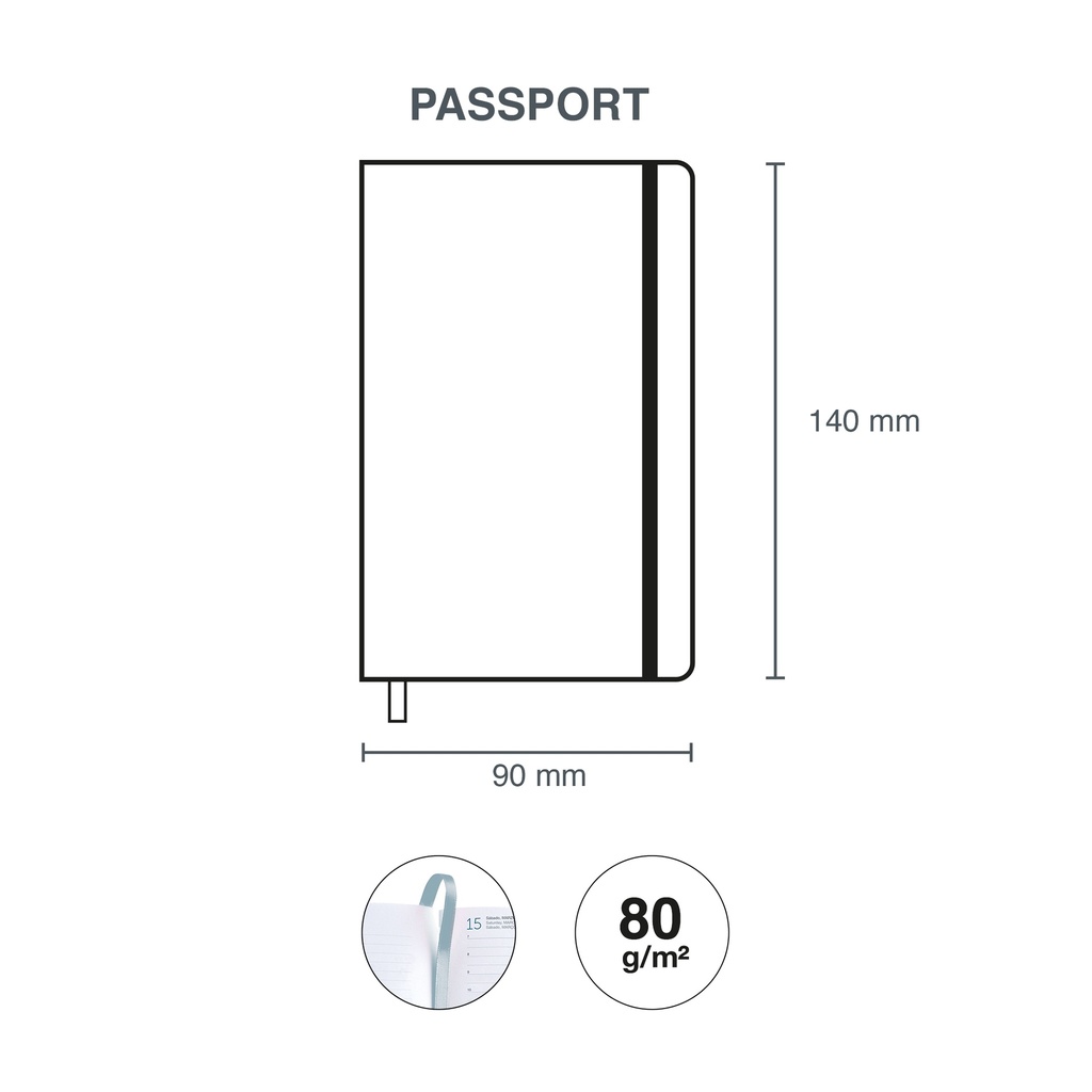 AGENDA MR31614 PASSPORT D/P-CAT JESSICA 25