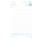 AGENDA GRAFO 70307053 25 D/P 15X21 LISO ROSA PASTEL