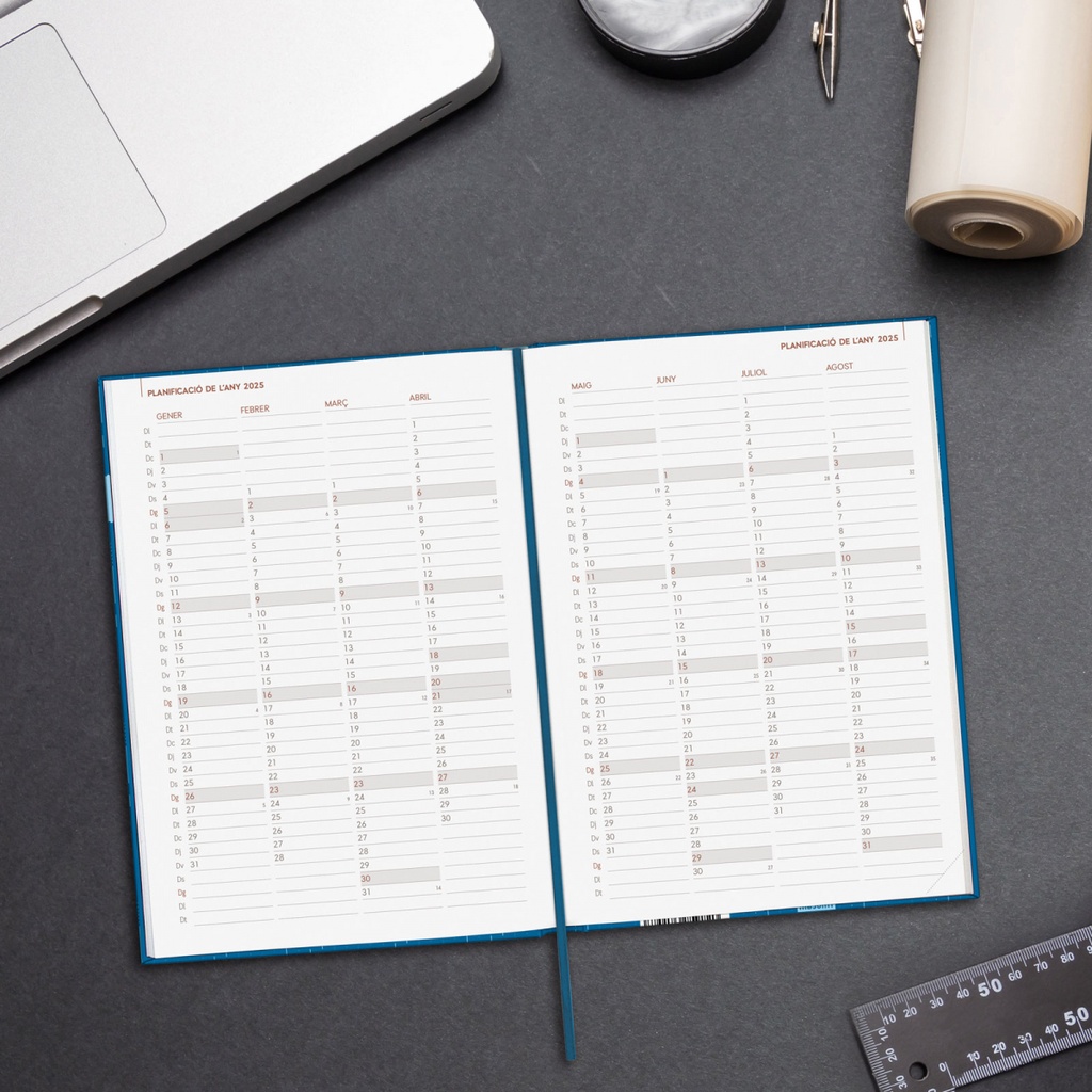 AGENDA FINOCAM 623521025 DYNAMIC PORTO Y10 SVV 2025 AZUL CAT+