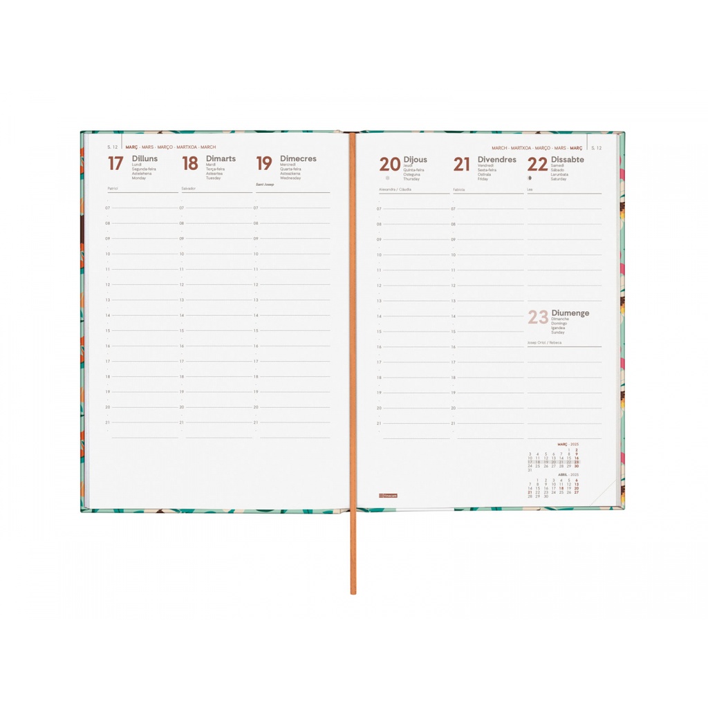AGENDA FINOCAM 623521525 DYNAMIC PORTO DESIGN Y10SVV2025 MAGNOL.CAT+