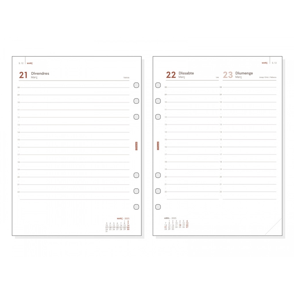 RECAMBIO FINOCAM 711910025 OPEN R1098C REC.ANUAL.1000 1DP 2025 CAT+