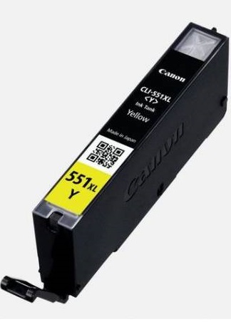 CARTUCHO CANON 6446B001  CLI-551XL AMARILLO BLISTER PIXMA IP7250