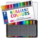 ROTULADOR FIBRA STAEDTLER 334 M30 TRIPLUS FINELINER CAJA METALICA 30 (Colores Brillantes)