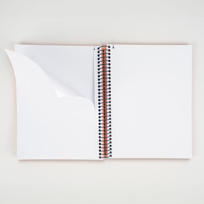 CUADERNO MILAN 57151E80B TAPA DURA A5 CON ESPIRAL 80 H. PAPEL BLANCO DE 95 GR. COLECCION 430 SINCE 1918 AZUL