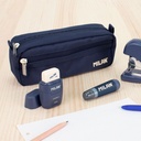 PORTATODO MILAN 081148SNCB RECTANGULAR 2 CREMALLERAS 420 SINCE 1918 AZUL MARINO