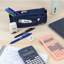 PORTATODO MILAN 081148SNCB RECTANGULAR 2 CREMALLERAS 420 SINCE 1918 AZUL MARINO