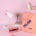 PORTATODO MILAN 081148SNCP RECTANGULAR 2 CREMALLERAS COLECCION 430 SINCE 1918 ROSA