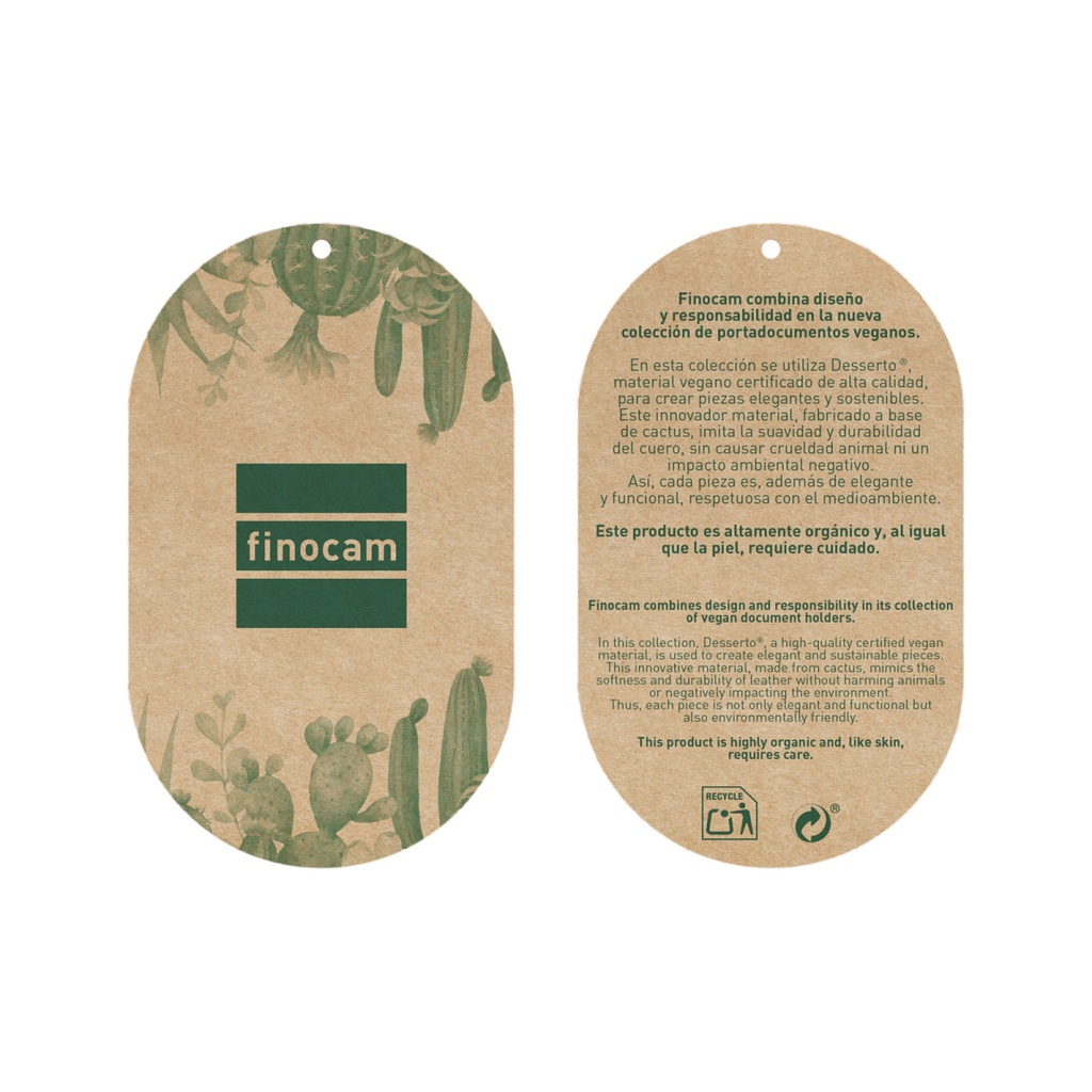 PORTADOCUMETOS FINOCAM 5098302 NORAL A5 VERDE OLIVA