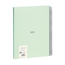 CUADERNO MILAN 57143E80GR ESPIRAL CUADRICULA A4 80 H. VERDE
