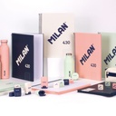 CUADERNO MILAN 57143E80BG ESPIRAL CUADRICULA A4 80 H. BEIGE