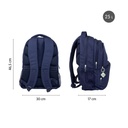 MOCHILA MILAN 624604SNCB ESCOL.CAPACIDAD .25L S.1918AZUL