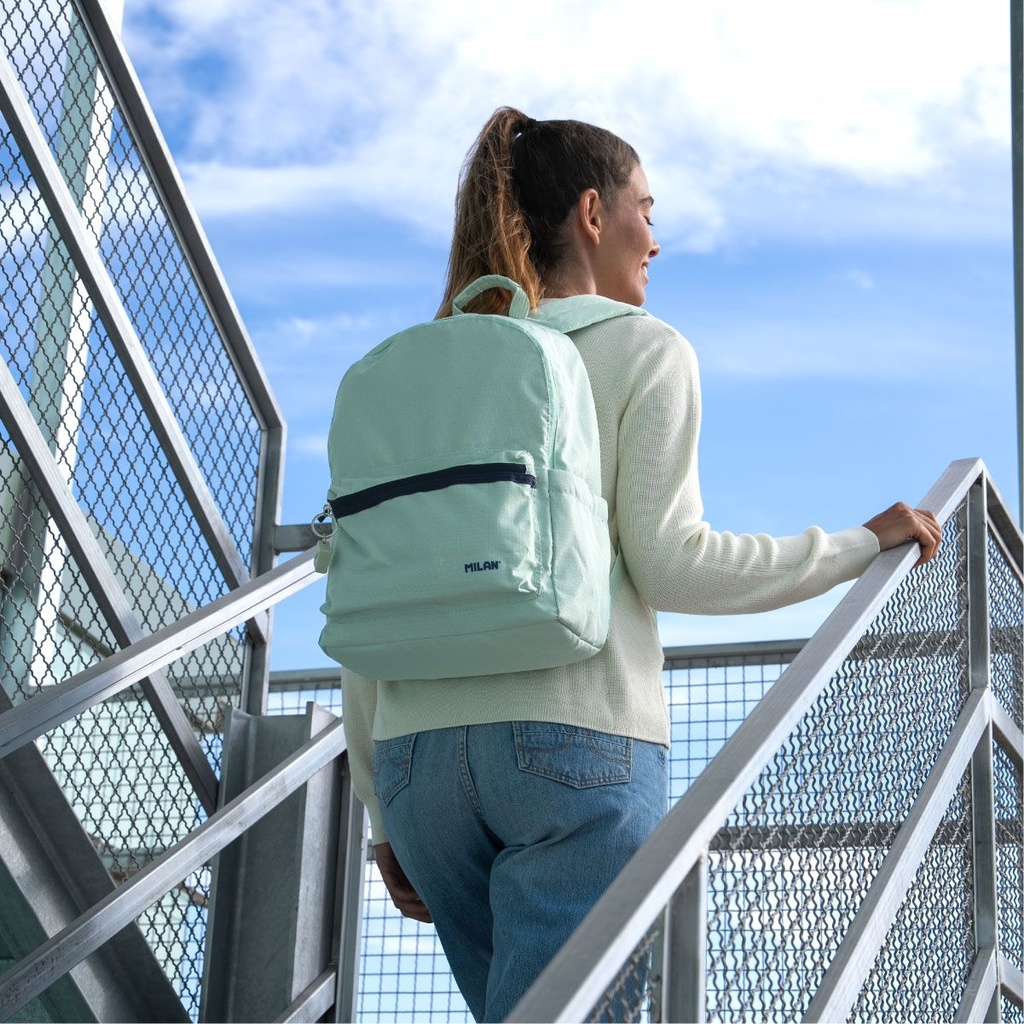 MOCHILA MILAN 624605SNCGR ESCOLAR CAP 22L S.1918 VERDE