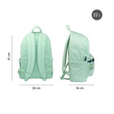 MOCHILA MILAN 624605SNCGR ESCOLAR CAP 22L S.1918 VERDE