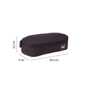 PORTATODO MILAN 081130DW ESCOLAR SHADOW OVALADO NEGRO