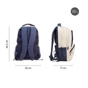 MOCHILA MILAN 624604SNCBG ESCOLAR CAP. 25L S.1918 BEIGE