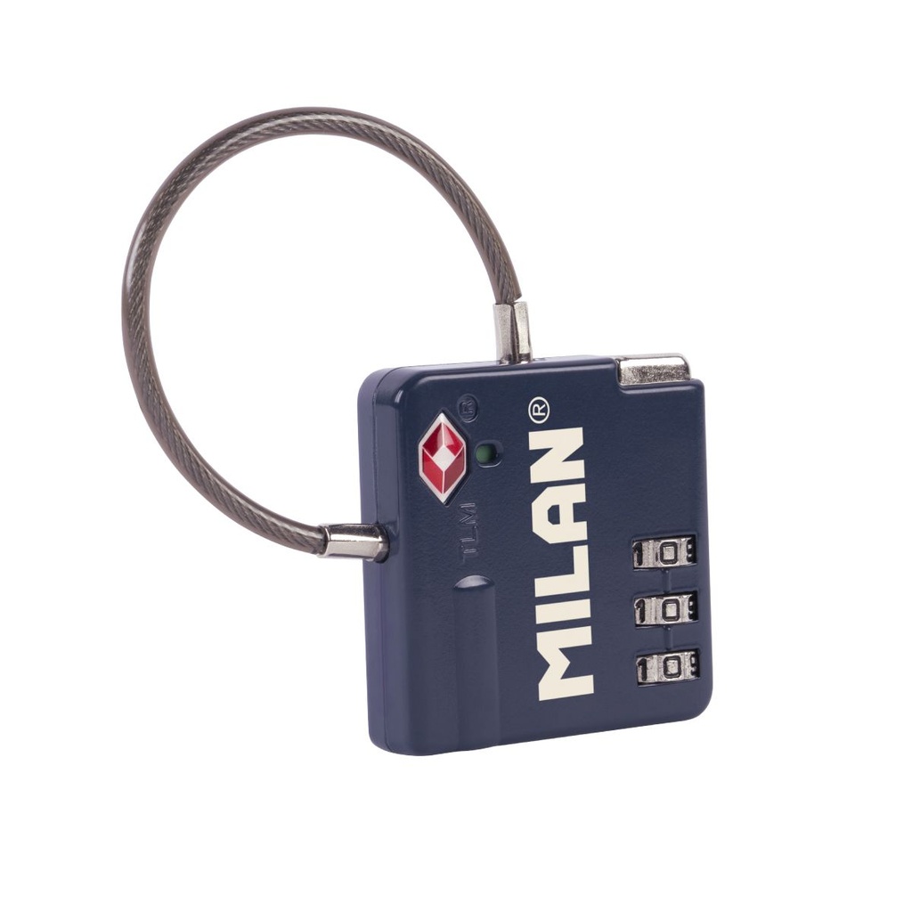 CANDADO MILAN TSA BWM10527SNCB CIERRE DE COMBINACIÓN, COLECCION 430 SINCE 1918 AZUL