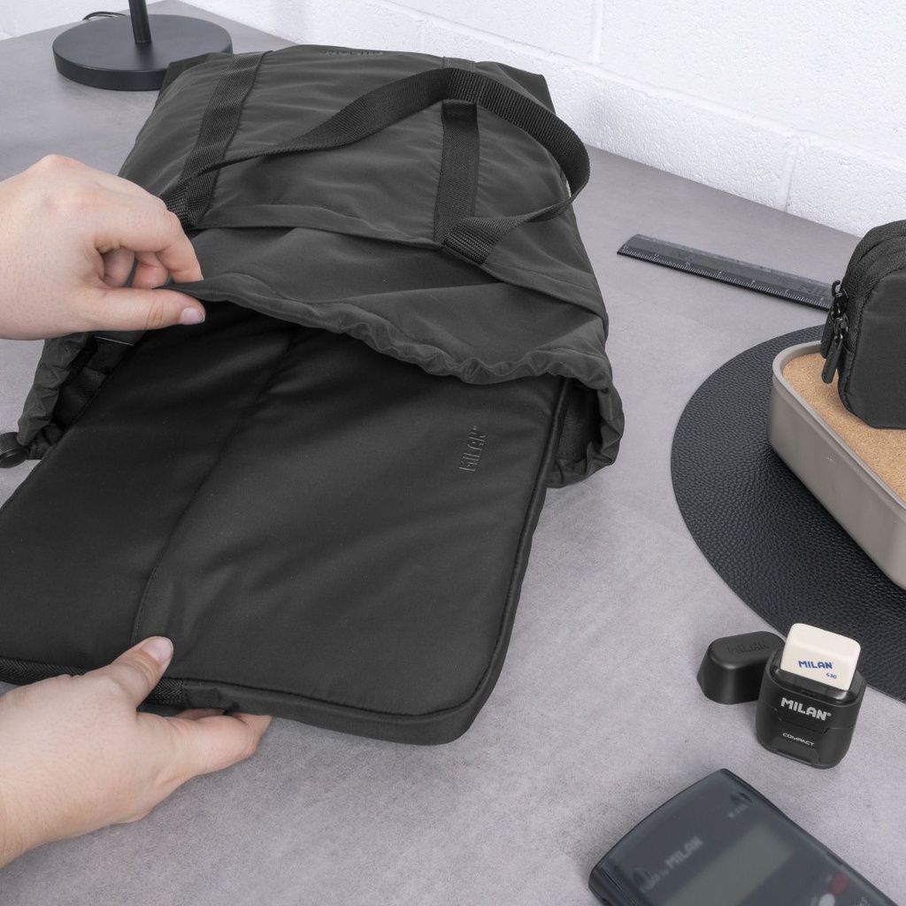 FUNDA MILAN 085152DW PORTATIL SERIE SHADOW NEGRO