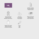 MOCHILA MR19426 TRIPLE LISBOA RECICL. BUNNY BLISS