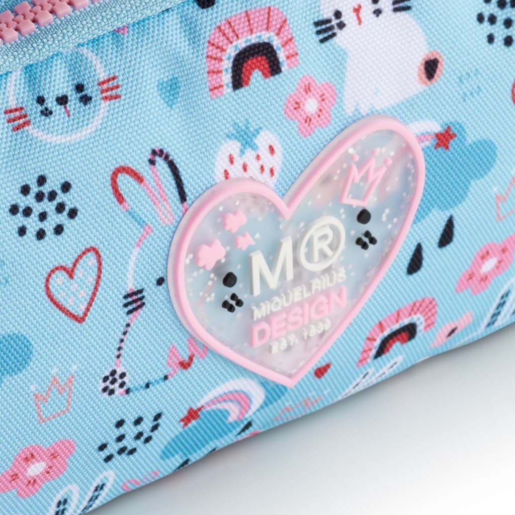 PORTATODO MR19430 DOBLE ORGANIZADOR RECICL. BUNNY BLISS