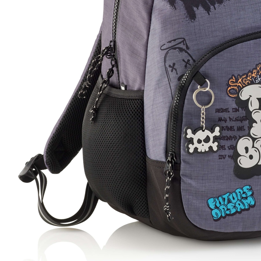 MOCHILA MR19497 DOBLE ROMA RECICL. GRAFFITI