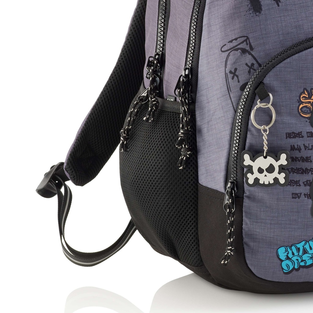 MOCHILA MR19499 TRIPLE OSLO RECICL. GRAFFITI