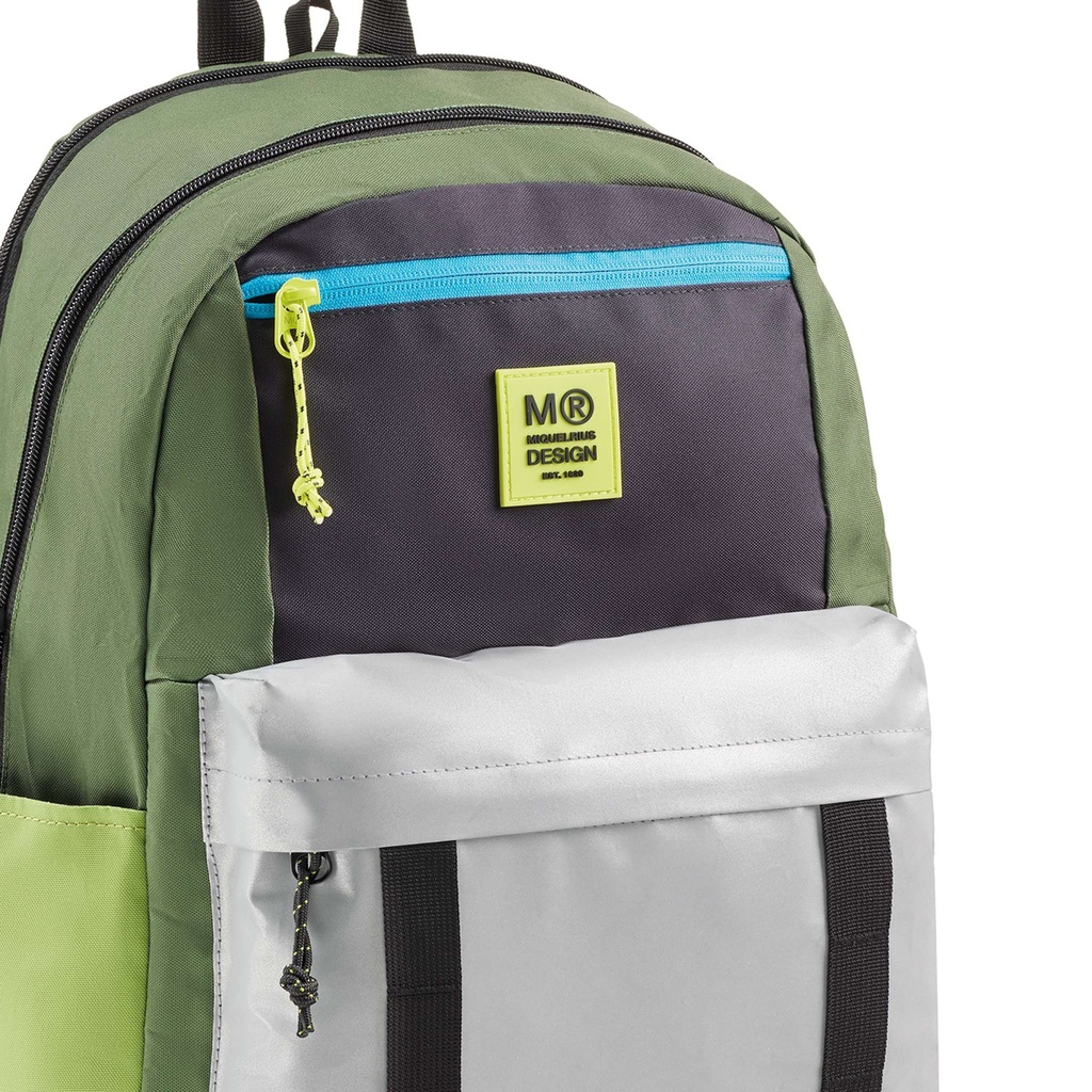 MOCHILA MR19331 TRIPLE AMSTERDAM RECI. RIDER GREEN