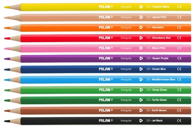 LÁPIZ MILAN 07271288 SET 288 COLORES (12 COLORES) 231