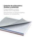 CUADERNO MR42238 NB8 A4 200 P. CUADRICULA PP GRIS