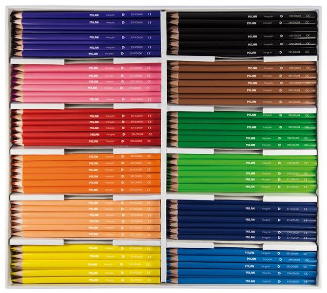 LÁPIZ MILAN 07271288 SET 288 COLORES (12 COLORES) 231