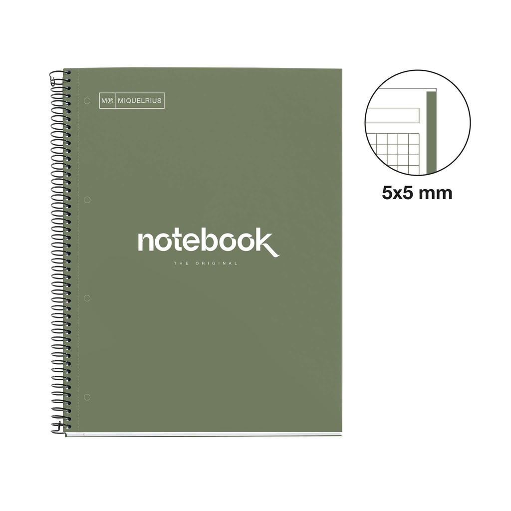CUADERNO MR46049 NB1 A4 80 CLA 90G EMOTIONS VERDE   
