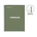 CUADERNO MR46049 NB1 A4 80 CLA 90G EMOTIONS VERDE   