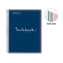 CUADERNO MR46693 NB8 A4 160 CLA 90G PP EMOTION MARINO