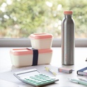 BOTELLA MILAN 643020SL ISOTERMICA ACERO INOXIDABLE 0.59 L SERIE SILVER ROSA