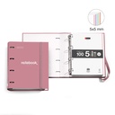 CARPEBLOC MR15100 CON RECAMBIO A4 4 ANILLAS EMOTIONS ROSA DUST