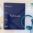 CARPEBLOC MR14682 CON RECAMBIO A4 4 ANILLAS EMOTIONS MARINO