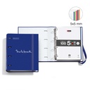 CARPEBLOC MR14682 CON RECAMBIO A4 4 ANILLAS EMOTIONS MARINO