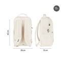 MOCHILA MILAN 624201SNCBG COLECCION 430 SINCE 1918 BEIGE CON CIERRE BLOQUEABLE