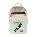 MOCHILA MILAN 624201SNCGR COLECCION 430 SINCE 1918 BEIGE CON CIERRE BLOQUEABLE