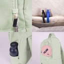 MOCHILA MILAN 624201SNCGR COLECCION 430 SINCE 1918 BEIGE CON CIERRE BLOQUEABLE