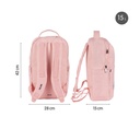 MOCHILA MILAN 624201SNCP COLECCION 430 SINCE 1918 BEIGE CON CIERRE BLOQUEABLE