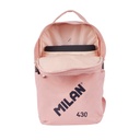 MOCHILA MILAN 624201SNCP COLECCION 430 SINCE 1918 BEIGE CON CIERRE BLOQUEABLE
