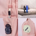 MOCHILA MILAN 624201SNCP COLECCION 430 SINCE 1918 BEIGE CON CIERRE BLOQUEABLE